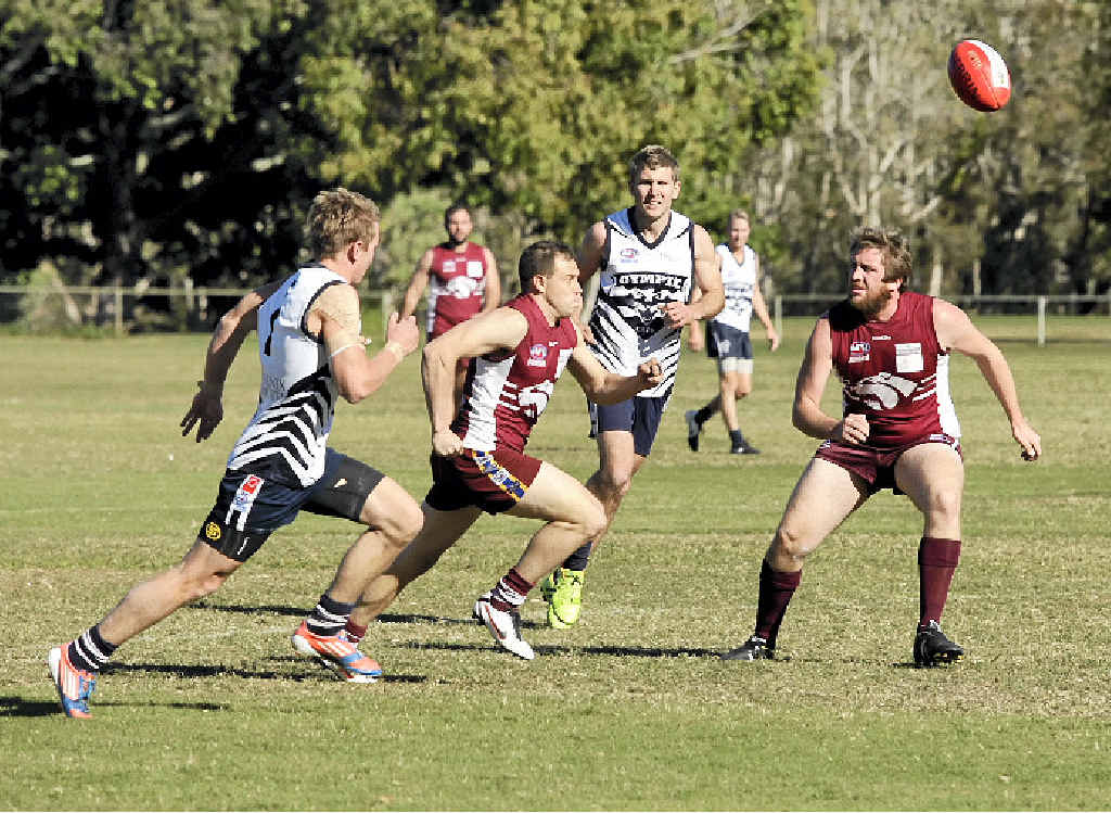 IN FORM: Travis Mills chases down the ball for the Bribie Island Bulldogs. IN FORM: Travis Mills chases down the ball for the Bribie Island Bulldogs.